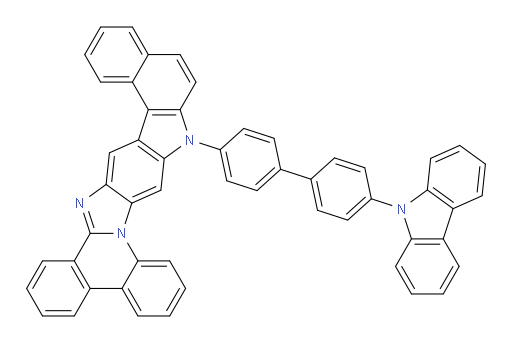 7-(4'-(9H-carbazol-9-yl)-[1,1'-biphenyl]-4-yl)-7H-benzo[5',6']carbazolo[3',2':4,5]imidazo[1,2-f]phenanthridine