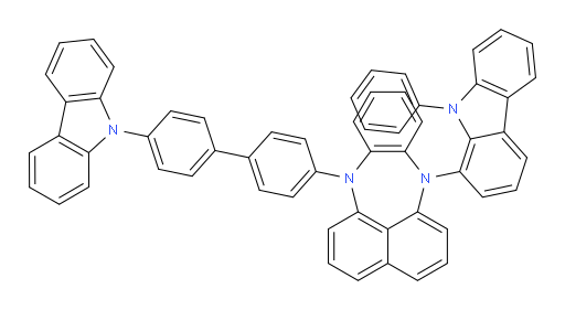 7-(4'-(9H-carbazol-9-yl)-[1,1'-biphenyl]-4-yl)-12-(9-phenyl-9H-carbazol-1-yl)-7,12-dihydrobenzo[b]naphtho[1,8-ef][1,4]diazepine