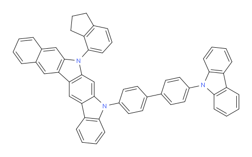 5-(4'-(9H-carbazol-9-yl)-[1,1'-biphenyl]-4-yl)-7-(2,3-dihydro-1H-inden-4-yl)-5,7-dihydrobenzo[b]indolo[3,2-h]carbazole