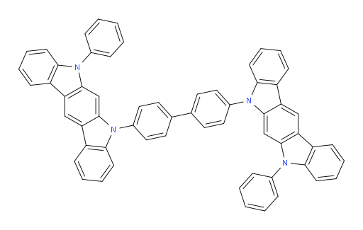 4,4'-bis(7-phenylindolo[2,3-b]carbazol-5(7H)-yl)-1,1'-biphenyl