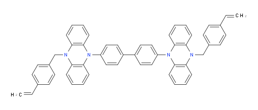 4,4'-bis(10-(4-vinylbenzyl)phenazin-5(10H)-yl)-1,1'-biphenyl