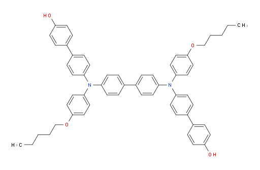 4',4'''-([1,1'-biphenyl]-4,4'-diylbis((4-(pentyloxy)phenyl)azanediyl))bis(([1,1'-biphenyl]-4-ol))