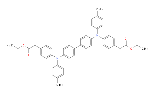 diethyl 2,2'-(([1,1'-biphenyl]-4,4'-diylbis(p-tolylazanediyl))bis(4,1-phenylene))diacetate