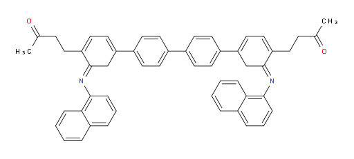 4,4'-((3E,3'''E)-3,3'''-bis(naphthalen-1-ylimino)-2,2''',3,3'''-tetrahydro-[1,1':4',1'':4'',1'''-quaterphenyl]-4,4'''-diyl)bis(butan-2-one)