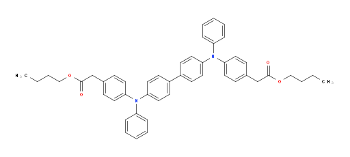 dibutyl 2,2'-(([1,1'-biphenyl]-4,4'-diylbis(phenylazanediyl))bis(4,1-phenylene))diacetate