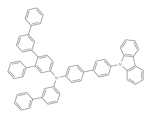 N-(4'-(9H-carbazol-9-yl)-[1,1'-biphenyl]-4-yl)-N-([1,1'-biphenyl]-3-yl)-[1,1':2',1'':3'',1'''-quaterphenyl]-5'-amine