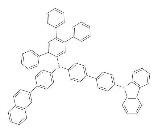 N-(4'-(9H-carbazol-9-yl)-[1,1'-biphenyl]-4-yl)-N-(4-(naphthalen-2-yl)phenyl)-5'-phenyl-[1,1':2',1''-terphenyl]-4'-amine