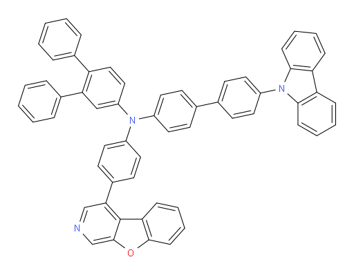 N-(4'-(9H-carbazol-9-yl)-[1,1'-biphenyl]-4-yl)-N-(4-(benzofuro[2,3-c]pyridin-4-yl)phenyl)-[1,1':2',1''-terphenyl]-4'-amine