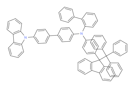 N-(4'-(9H-carbazol-9-yl)-[1,1'-biphenyl]-4-yl)-N-(4-(9-trityl-9H-fluoren-9-yl)phenyl)-[1,1'-biphenyl]-2-amine