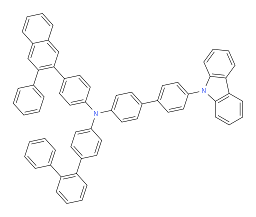 N-(4'-(9H-carbazol-9-yl)-[1,1'-biphenyl]-4-yl)-N-(4-(3-phenylnaphthalen-2-yl)phenyl)-[1,1':2',1''-terphenyl]-4-amine