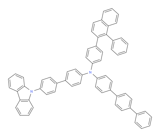 N-(4'-(9H-carbazol-9-yl)-[1,1'-biphenyl]-4-yl)-N-(4-(1-phenylnaphthalen-2-yl)phenyl)-[1,1':4',1''-terphenyl]-4-amine