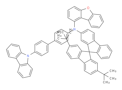 N-(4'-(9H-carbazol-9-yl)-[1,1'-biphenyl]-4-yl)-N-(2',7'-di-tert-butyl-9,9'-spirobi[fluoren]-7-yl)dibenzo[b,d]furan-1-amine