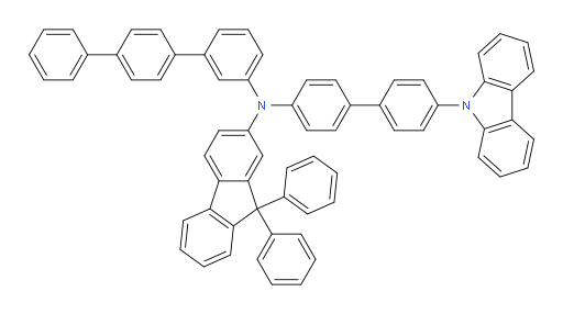 N-(4'-(9H-carbazol-9-yl)-[1,1'-biphenyl]-4-yl)-N-([1,1':4',1''-terphenyl]-3-yl)-9,9-diphenyl-9H-fluoren-2-amine