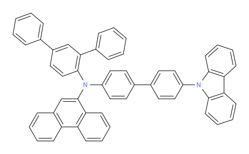 N-(4'-(9H-carbazol-9-yl)-[1,1'-biphenyl]-4-yl)-N-([1,1':3',1''-terphenyl]-4'-yl)phenanthren-9-amine