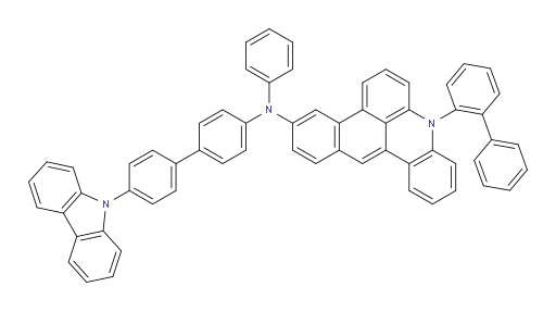N-(4'-(9H-carbazol-9-yl)-[1,1'-biphenyl]-4-yl)-8-([1,1'-biphenyl]-2-yl)-N-phenyl-8H-naphtho[1,2,3-kl]acridin-3-amine