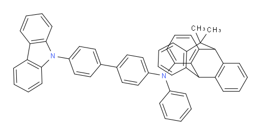 N-(4'-(9H-carbazol-9-yl)-[1,1'-biphenyl]-4-yl)-11,11-dimethyl-N-phenyl-10,11-dihydro-5H-5,10-[1,2]benzenodibenzo[a,d][7]annulen-6-amine