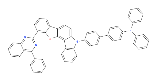 N,N-diphenyl-4'-(11-(4-phenylquinazolin-2-yl)-5H-benzofuro[3,2-c]carbazol-5-yl)-[1,1'-biphenyl]-4-amine