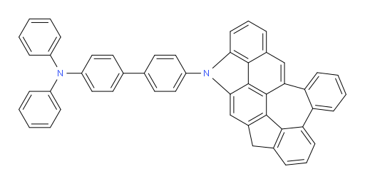 4'-(dibenzo[3',4':5',6']azuleno[7',8',1':4,5,6]naphtho[8,1,2-bcd]indol-10(8H)-yl)-N,N-diphenyl-[1,1'-biphenyl]-4-amine
