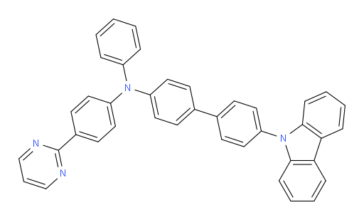 4'-(9H-carbazol-9-yl)-N-phenyl-N-(4-(pyrimidin-2-yl)phenyl)-[1,1'-biphenyl]-4-amine