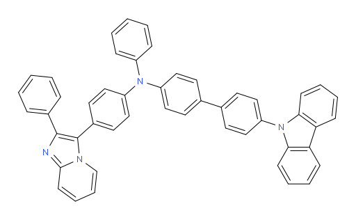 4'-(9H-carbazol-9-yl)-N-phenyl-N-(4-(2-phenylimidazo[1,2-a]pyridin-3-yl)phenyl)-[1,1'-biphenyl]-4-amine