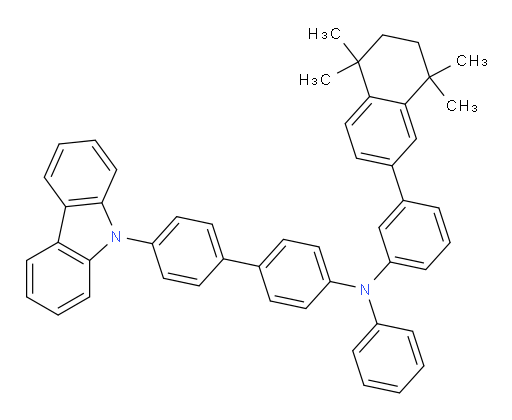 4'-(9H-carbazol-9-yl)-N-phenyl-N-(3-(5,5,8,8-tetramethyl-5,6,7,8-tetrahydronaphthalen-2-yl)phenyl)-[1,1'-biphenyl]-4-amine