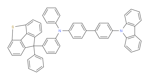 4'-(9H-carbazol-9-yl)-N-phenyl-N-(3-(8-phenyl-8H-fluoreno[4,5-bcd]thiophen-8-yl)phenyl)-[1,1'-biphenyl]-4-amine