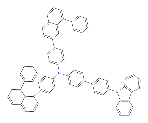 4'-(9H-carbazol-9-yl)-N-(4-(8-phenylnaphthalen-1-yl)phenyl)-N-(4-(8-phenylnaphthalen-2-yl)phenyl)-[1,1'-biphenyl]-4-amine