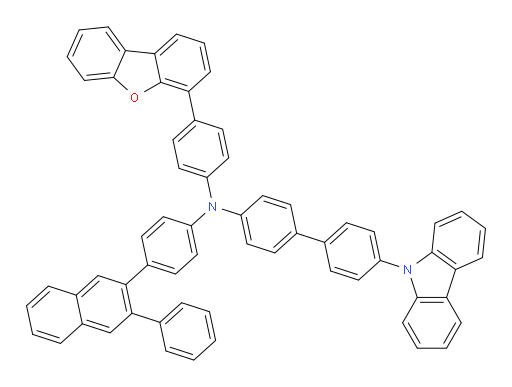 4'-(9H-carbazol-9-yl)-N-(4-(dibenzo[b,d]furan-4-yl)phenyl)-N-(4-(3-phenylnaphthalen-2-yl)phenyl)-[1,1'-biphenyl]-4-amine