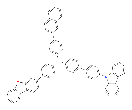 4'-(9H-carbazol-9-yl)-N-(4-(dibenzo[b,d]furan-3-yl)phenyl)-N-(4-(naphthalen-2-yl)phenyl)-[1,1'-biphenyl]-4-amine