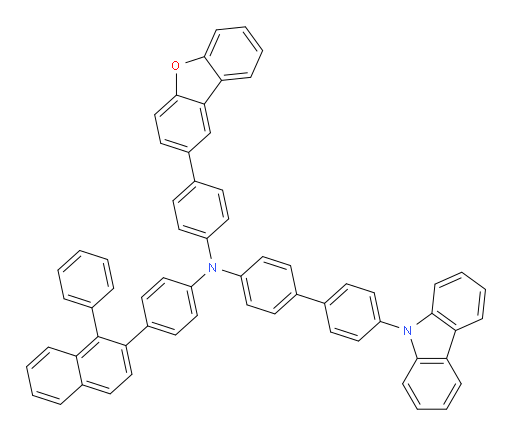 4'-(9H-carbazol-9-yl)-N-(4-(dibenzo[b,d]furan-2-yl)phenyl)-N-(4-(1-phenylnaphthalen-2-yl)phenyl)-[1,1'-biphenyl]-4-amine