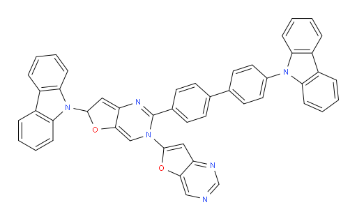 2-(4'-(9H-carbazol-9-yl)-[1,1'-biphenyl]-4-yl)-6-(9H-carbazol-9-yl)-6H-3,6'-bifuro[3,2-d]pyrimidine