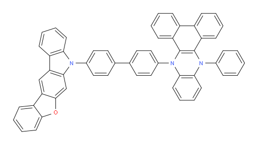 7-(4'-(14-phenyldibenzo[a,c]phenazin-9(14H)-yl)-[1,1'-biphenyl]-4-yl)-7H-benzofuro[2,3-b]carbazole