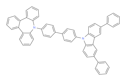 9-(4'-(3,6-diphenyl-9H-carbazol-9-yl)-[1,1'-biphenyl]-4-yl)-9H-tribenzo[b,d,f]azepine