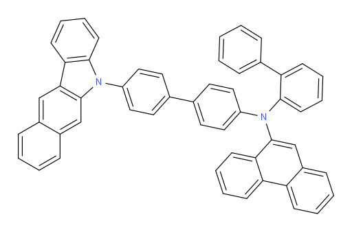 N-(4'-(5H-benzo[b]carbazol-5-yl)-[1,1'-biphenyl]-4-yl)-N-([1,1'-biphenyl]-2-yl)phenanthren-9-amine