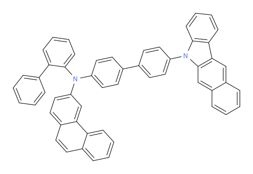 N-(4'-(5H-benzo[b]carbazol-5-yl)-[1,1'-biphenyl]-4-yl)-N-([1,1'-biphenyl]-2-yl)phenanthren-3-amine