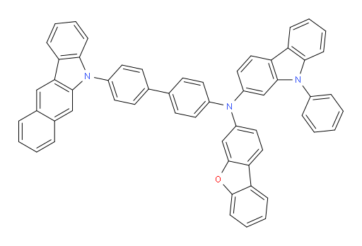 N-(4'-(5H-benzo[b]carbazol-5-yl)-[1,1'-biphenyl]-4-yl)-N-(dibenzo[b,d]furan-3-yl)-9-phenyl-9H-carbazol-2-amine