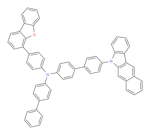 N-([1,1'-biphenyl]-4-yl)-4'-(5H-benzo[b]carbazol-5-yl)-N-(4-(dibenzo[b,d]furan-4-yl)phenyl)-[1,1'-biphenyl]-4-amine