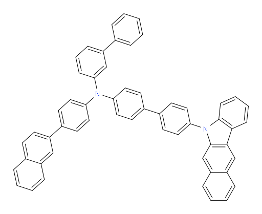 N-(4'-(5H-benzo[b]carbazol-5-yl)-[1,1'-biphenyl]-4-yl)-N-(4-(naphthalen-2-yl)phenyl)-[1,1'-biphenyl]-3-amine