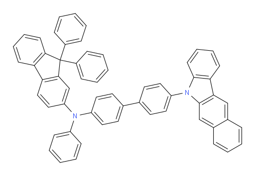 N-(4'-(5H-benzo[b]carbazol-5-yl)-[1,1'-biphenyl]-4-yl)-N,9,9-triphenyl-9H-fluoren-2-amine