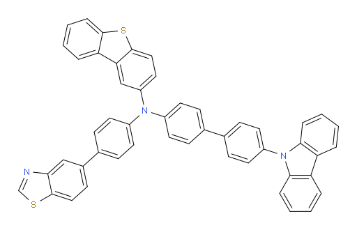 N-(4'-(9H-carbazol-9-yl)-[1,1'-biphenyl]-4-yl)-N-(4-(benzo[d]thiazol-5-yl)phenyl)dibenzo[b,d]thiophen-2-amine