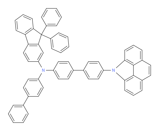 N-(4'-(4H-benzo[def]carbazol-4-yl)-[1,1'-biphenyl]-4-yl)-N-([1,1'-biphenyl]-4-yl)-9,9-diphenyl-9H-fluoren-2-amine