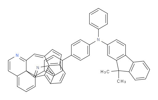 N-(4'-(1H-benzo[3,4]pyrido[2',3':5,6]azuleno[1,8,7-hij]isoquinolin-1-yl)-[1,1'-biphenyl]-4-yl)-9,9-dimethyl-N-phenyl-9H-fluoren-2-amine