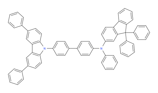 N-(4'-(3,6-diphenyl-9H-carbazol-9-yl)-[1,1'-biphenyl]-4-yl)-N,9,9-triphenyl-9H-fluoren-2-amine