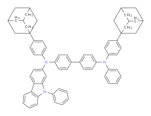 N4,N4'-bis(4-(adamantan-1-yl)phenyl)-N4-phenyl-N4'-(9-phenyl-9H-carbazol-2-yl)-[1,1'-biphenyl]-4,4'-diamine