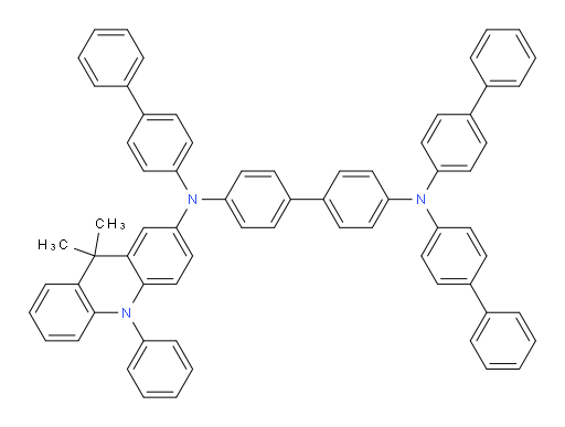 N4,N4,N4'-tri([1,1'-biphenyl]-4-yl)-N4'-(9,9-dimethyl-10-phenyl-9,10-dihydroacridin-2-yl)-[1,1'-biphenyl]-4,4'-diamine