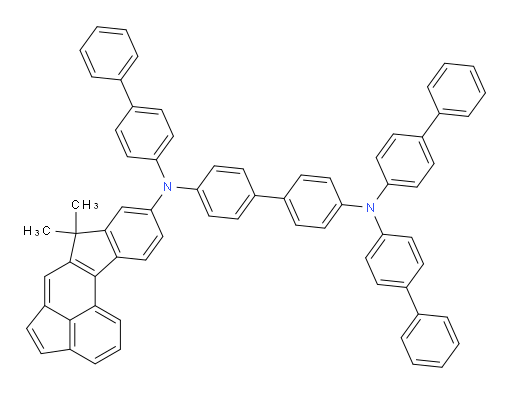N4,N4,N4'-tri([1,1'-biphenyl]-4-yl)-N4'-(7,7-dimethyl-7H-indeno[1,7-bc]fluoren-9-yl)-[1,1'-biphenyl]-4,4'-diamine