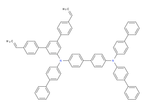 N4,N4,N4'-tri([1,1'-biphenyl]-4-yl)-N4'-(4,4''-divinyl-[1,1':3',1''-terphenyl]-5'-yl)-[1,1'-biphenyl]-4,4'-diamine