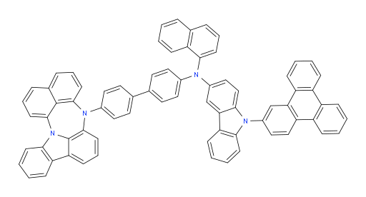 N-(4'-(4H-naphtho[1',8':5,6,7][1,4]diazepino[3,2,1-jk]carbazol-4-yl)-[1,1'-biphenyl]-4-yl)-N-(naphthalen-1-yl)-9-(triphenylen-2-yl)-9H-carbazol-3-amine
