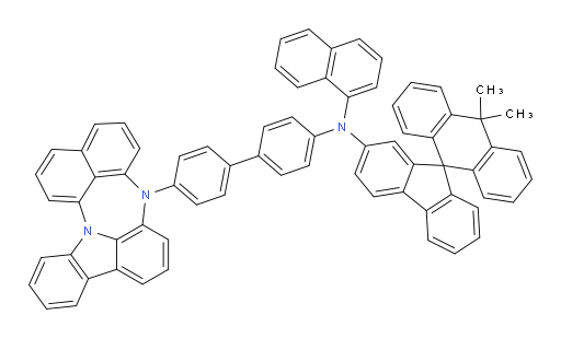 N-(4'-(4H-naphtho[1',8':5,6,7][1,4]diazepino[3,2,1-jk]carbazol-4-yl)-[1,1'-biphenyl]-4-yl)-10,10-dimethyl-N-(naphthalen-1-yl)-10H-spiro[anthracene-9,9'-fluoren]-2'-amine