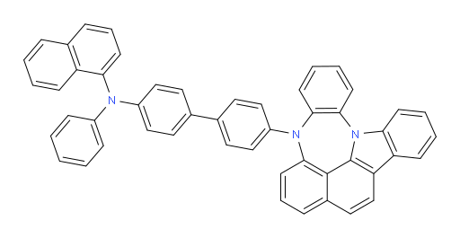 N-(4'-(4H-4,8b-diazaindeno[1,2,3-gh]pleiaden-4-yl)-[1,1'-biphenyl]-4-yl)-N-phenylnaphthalen-1-amine